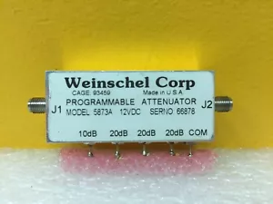 Weinschel 5873A DC auf 4,0 GHz, 70 dB, SMA (F), programmierbarer Dämpfer. Getestet! - Bild 1 von 3