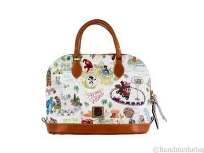 Dooney & Bourke Disney Pixar Maps Satchel Crossbody Bag Purse - Image 1 of 4