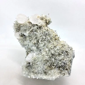Quarzkristall, Calcit, fluoreszierend, Cluster, Probe, Display, #R-5887 - Bild 1 von 12
