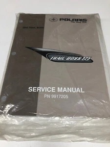 OEM POLARIS 2002 TRAIL BOSS 325 4 Stiroke ATV SERVICE P/N 9917205 MANUAL NEW - Picture 1 of 6