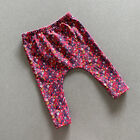 Baby Girl 3-6 months Next Red Blue Floral Flower Leggings Bottoms