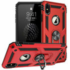 Shockproof Hard Armor Magnetic Ring Stand Case Cover For Iphone Xs Xr 11 Pro Max