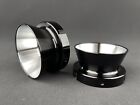 New high quality polished aluminum black silver color revox nab hub adapters cup