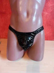 Manstore Lackstring, schwarz Gr. M - Bild 1 von 2