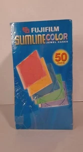 Fujifilm Slimline Color Jewel Cases 50 Pk New In Box - Picture 1 of 4
