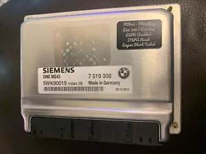 BMW MS43 M54B30 3.0 ECU DME E46 330i 330ci E39 530i Factory Tune With No EWS - Picture 1 of 7