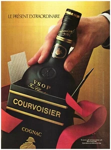 VINTAGE PRINT REKLAME 1983 Courvoisier Cognac La Present Extraordinaire - Bild 1 von 1