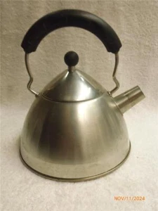 RETRO AVANTI RUST FREE STAINLESS STEEL KETTLE WITH BLACK HANDLE - Picture 1 of 1