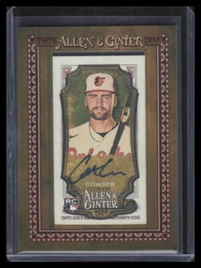 Mini autógrafos enmarcados Topps Allen and Ginter 2024 MACCO Colton Cowser RC automático - Imagen 1 de 2