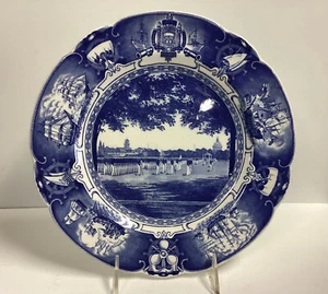 Wedgwood United States Naval Academy ~ Dress Parade ~ 10.25" Blue Dinner Plate - Picture 1 of 2