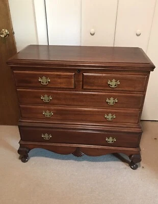 Vintage Mahogany Cedar Chest Tall One Drawer  - Image 1 of 4