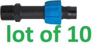 10 Stück ANKA AMA1 1" x 1" Fiberglas Poly-Rohr Stecker NPT Adapter Trinkwasser Apex - Bild 1 von 2