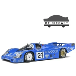 SOLIDO PORSCHE 956 LH 24h LE MANS 1983 #21 1/18 KENWOOD AZUL S1805504 - Imagen 1 de 8