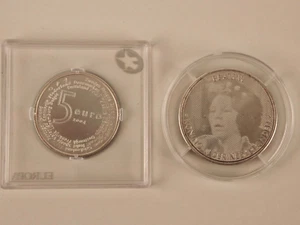 Niederlande 5 Euro, 2004 u. 10 Euro 2005 - 925 Silber PP. A20 - Bild 1 von 3
