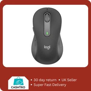 Logitech Signature M650 Wireless Mouse - Medium Size - Graphite - New - Picture 1 of 4