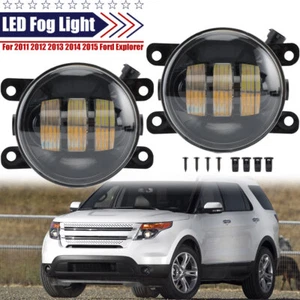 LED Fog Lights Driving Bumper Lamps For 2011 2012 2013 2014 2015 Ford Explorer - Picture 1 of 11