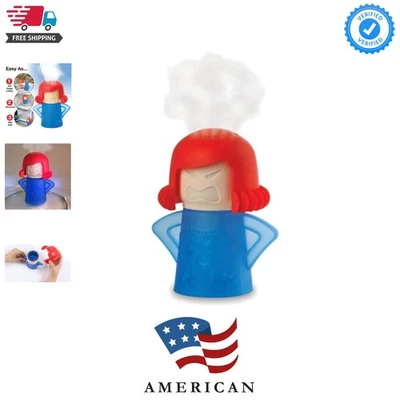 Chemical-Free Angry Mama Microwave Steamer: Fast & Effective Home Cleaner - Image 1 of 4