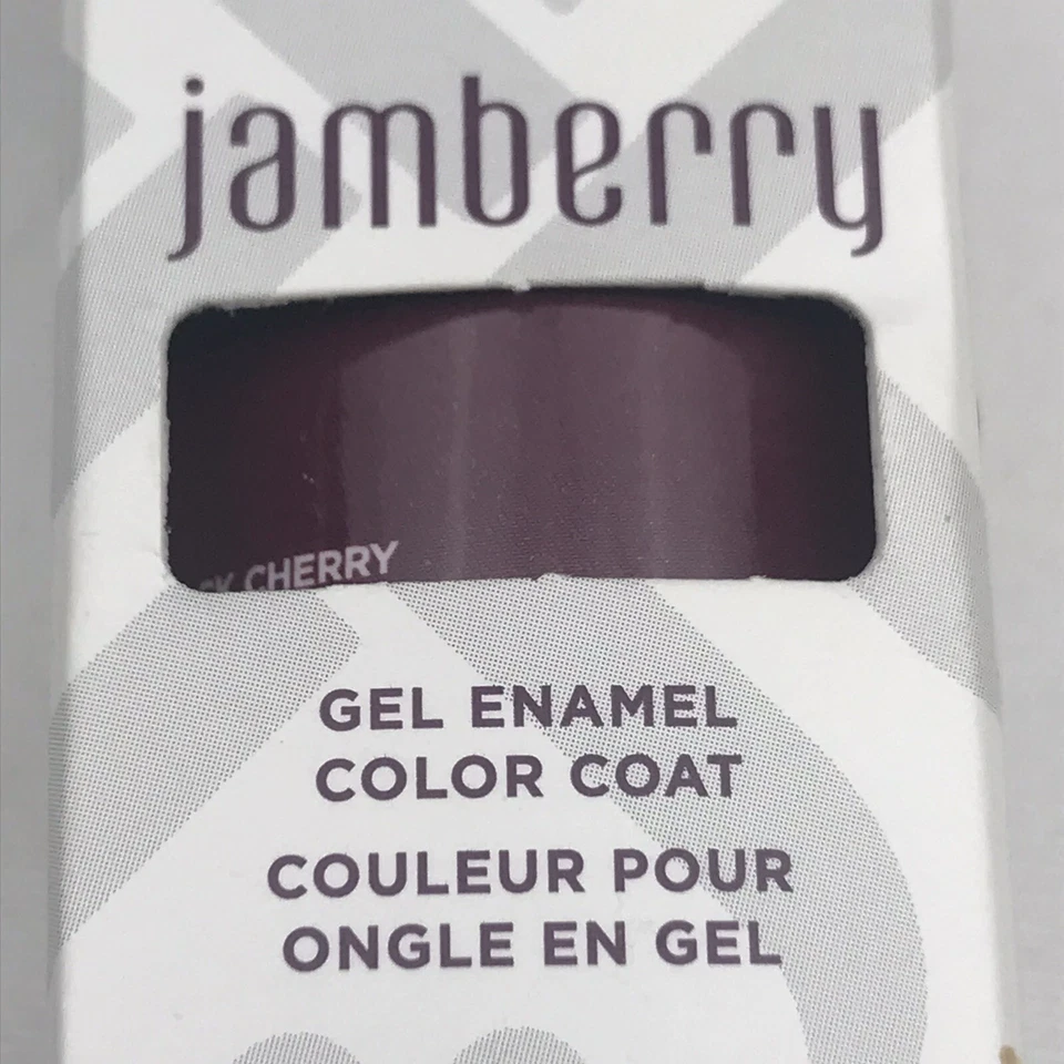 Jamberry TruShine Gel Esmalte Color Abrigo Negro Cereza 0.4 FL OZ 5-Free Nuevo Foto 1 de 4