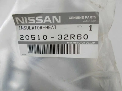 NOS Genuíno Nissan Stanza 1988-2011 Isolador-Calor, Tubo de Escape Frontal Inferior - Imagem 1 de 4