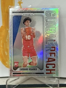 Zaccharie Risacher 2024-25 Prizm Global Reach Silver Prizm RC Rookie Hawks #7 - Foto 1 di 2