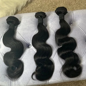 New! 16, 18, 20” Virgin Hair Body Wave Bundles - Picture 1 of 5