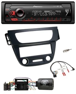 Pioneer Lenkrad USB DAB Bluetooth Autoradio für Renault Megane III 09-12 schwarz - Bild 1 von 8