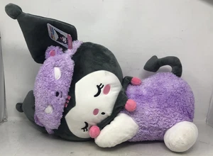 Hello Kitty HKT0031 Kuromi 18-Inch Sleeping Plush Super Soft Sherpa Material - Picture 1 of 4