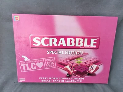 Mattel Scrabble Special pink Edition Breast Cancer Awareness Game - Image 1 of 3