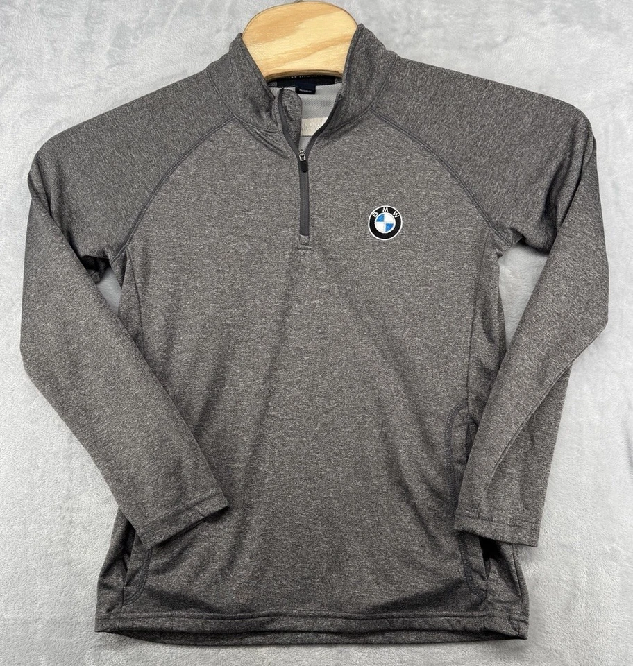 Camisa BMW 1/4 Cremallera Manga Larga Moto Poliéster Mujer’s Talla Pequeña S Foto 1 de 4