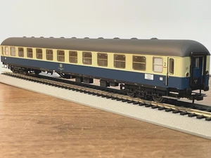 HERIS 11021 DB UIC Type X Bcm243 2nd Class Couchette Coach Blue/Ivory HO Scale - Picture 1 of 11