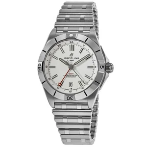 New Breitling Chronomat Automatic GMT 40 White Dial Men's Watch A32398101A1A1 - Picture 1 of 5