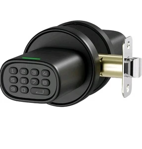 Door Lock Knob w/ Keypad Keyless Entry Door Knob Electric Coded Indoor Interior - Picture 1 of 5