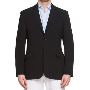 JUST CAVALLI Black Wool Blend Jacket EU 50 US 40 - Picture 1 of 7