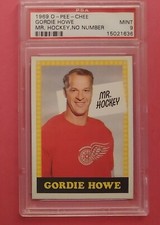 1969-70 O-Pee-Chee 193A Gordie Howe ER Mr. Hockey No number 69-70 PSA MINT 9 NNO