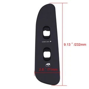 Bisel de interruptor de ventana del panel de puerta derecha para 02-05 Dodge Ram 1500 2500 3500 - Imagen 1 de 6