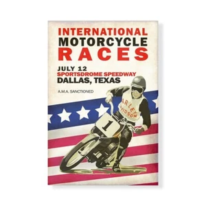 Impression sur Toile Sur Papier Affiche Ou Peinture Rogan Mark Intl. Moto Races - Imagen 1 de 2
