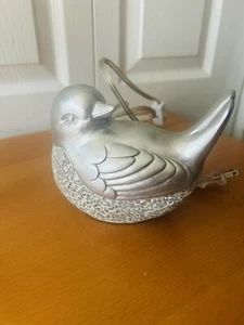 Tiffany Style Mosaic Stained Glass Bird Night Light Table Lamp 5.5" Works Great - Picture 1 of 6