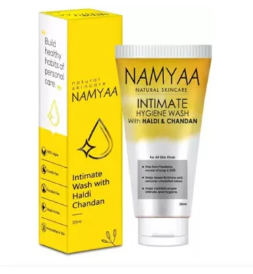 1 pc Namyaa Haldi Chandan Intimate Hygiene Wash For All Skin Types 35ml -Free Sh - Image 1 of 4