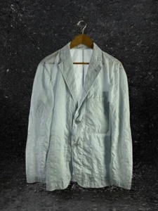 ISSEY MIYAKE Men Random Pleat Jacket Size3/Polyester/Blu/Me91Fd227 Men #D1012B - Picture 1 of 6