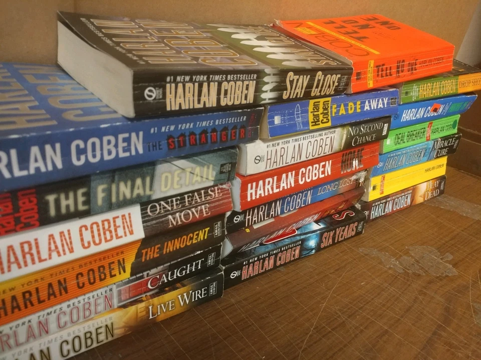 Lot of 10 HARLAN COBEN Mystery MYRON Wilde Windsor BOLITAR Paperback RANDOM MIX Foto 1 de 3