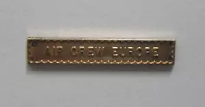 FULL SIZE - AIR CREW EUROPE MEDAL BAR / CLASP - BRASS. - Foto 1 di 1