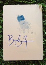 2014 Leaf Valiant Baseball Bradley Zimmer Cyan Printing Plate #1/1