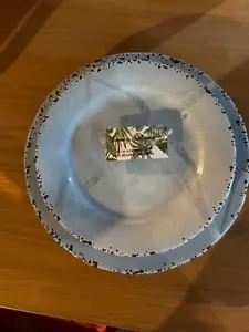 Tommy Bahama Melamine 4 Dinner Plates Blue/ 4 Salad Plates , Set of 8-brand new - Picture 1 of 5