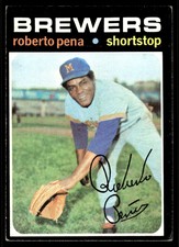 1971 Topps Roberto Pena Milwaukee Brewers #334