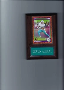 DE'VON ACHANE PLAQUE MIAMI DOLPHINS FOOTBALL NFL C - Picture 1 of 1