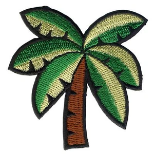 Aufnäher Palme 01 Patch Bügelbild Abzeichen Aufbügler Applikation - Picture 1 of 10