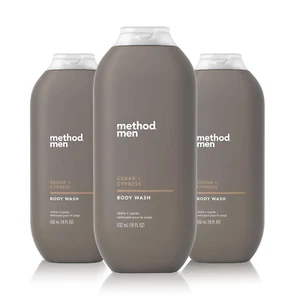Method Men Body Wash, Cedar + Cypress, Paraben and Phthalate Free, 18 FL Oz (Pac - Picture 1 of 15