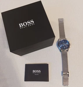 Hugo Boss HB.275.1.14.2923 1513441 Herren Armbanduhr Silber Blau - Bild 1 von 8