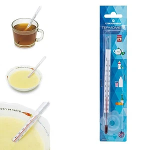 HOUSEHOLD MERCURY-FREE THERMOMETER FOR CANNING, BABY FOOD, WINE - Picture 1 of 15