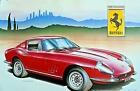 Ferrari 275 Gtb Rens Biesma Artist Large Original Poster 85Cm X 60Cm